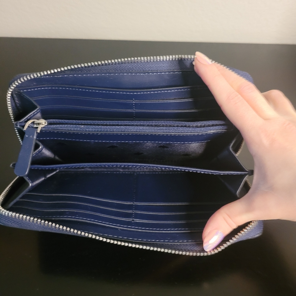 Kate Spade Saffiano Leather  Zip Around Continental Wallet - Picture 12 of 15